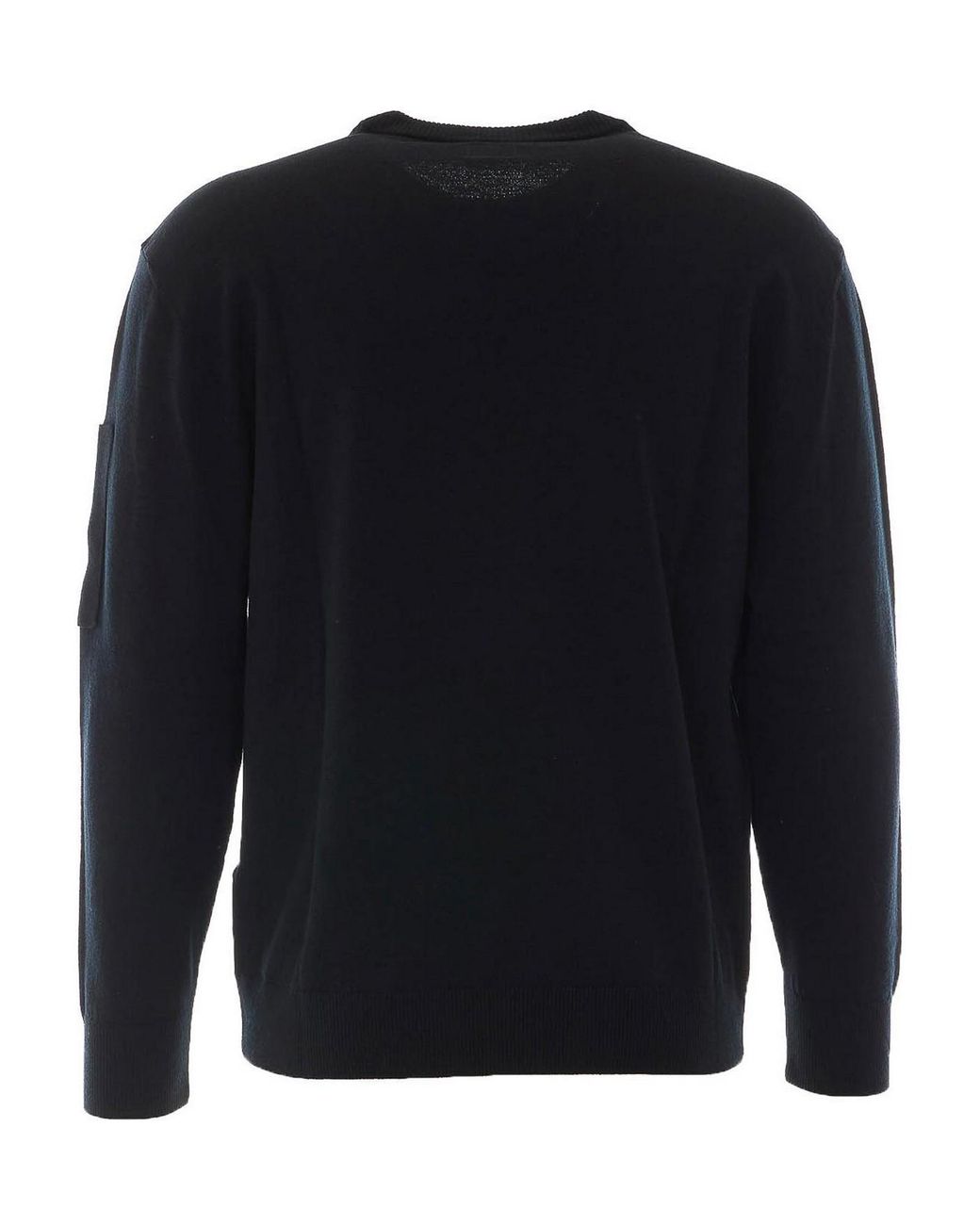 C P Company Blue Lens Extrafine Merino Wool Sweater for men