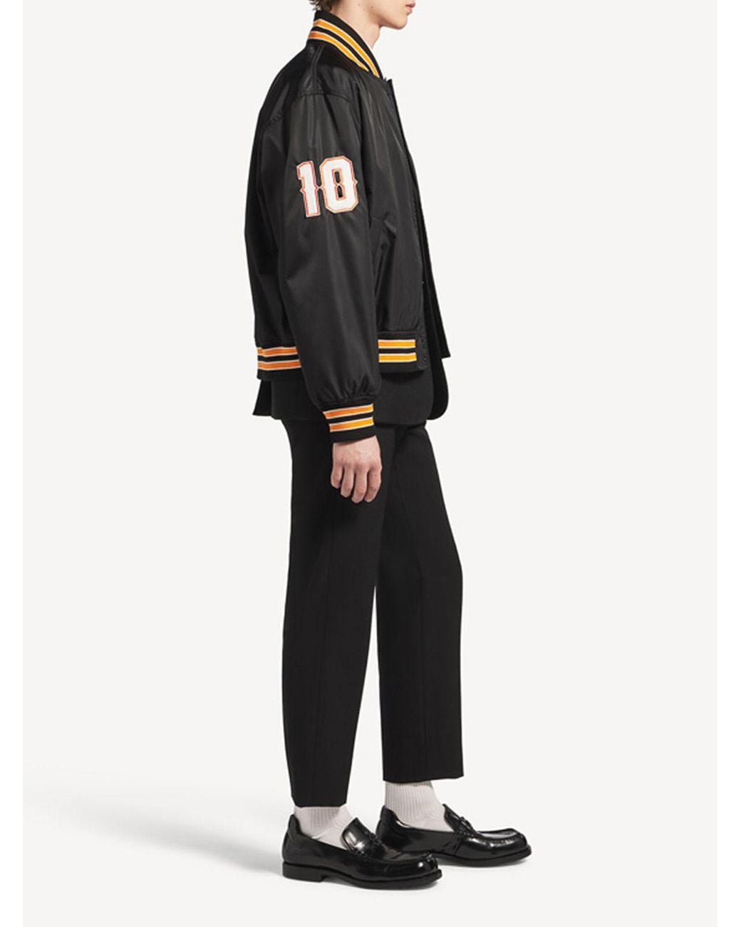 Balenciaga Black Varsity Jacket for men