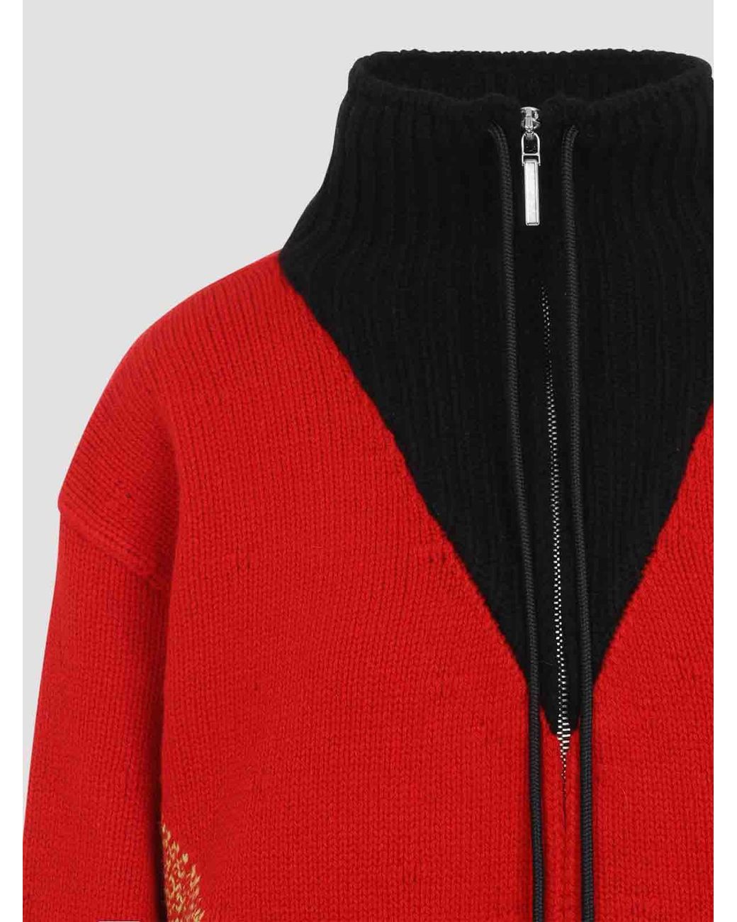 Marni Red Rundhalspullover