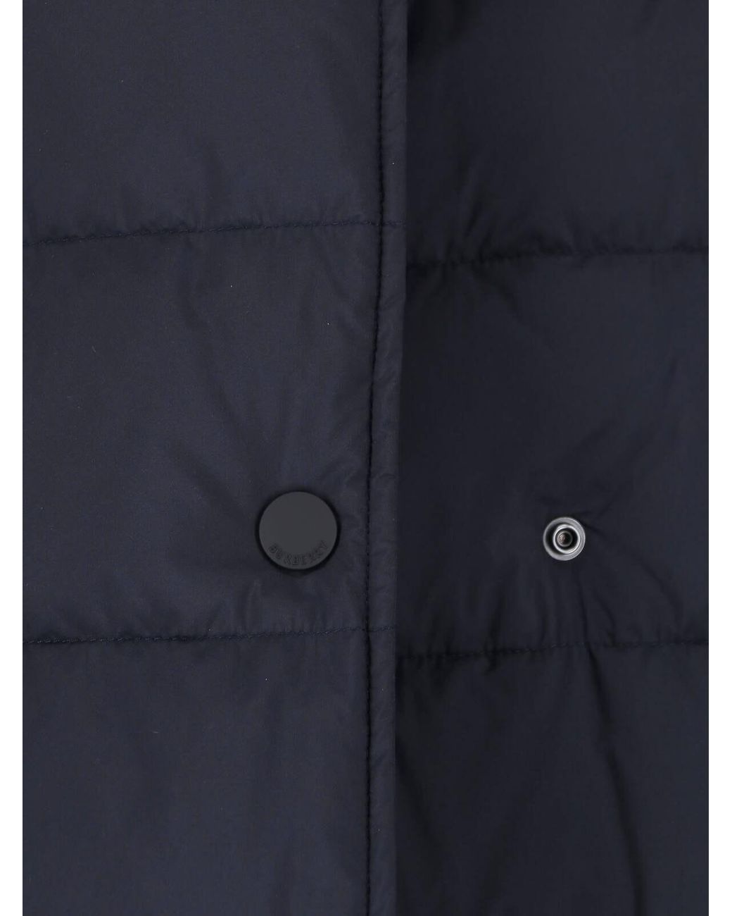 Burberry Blue Padded Down Jacket