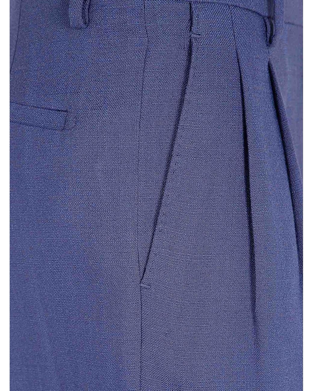 Tagliatore Blue Effie Bermuda Trousers