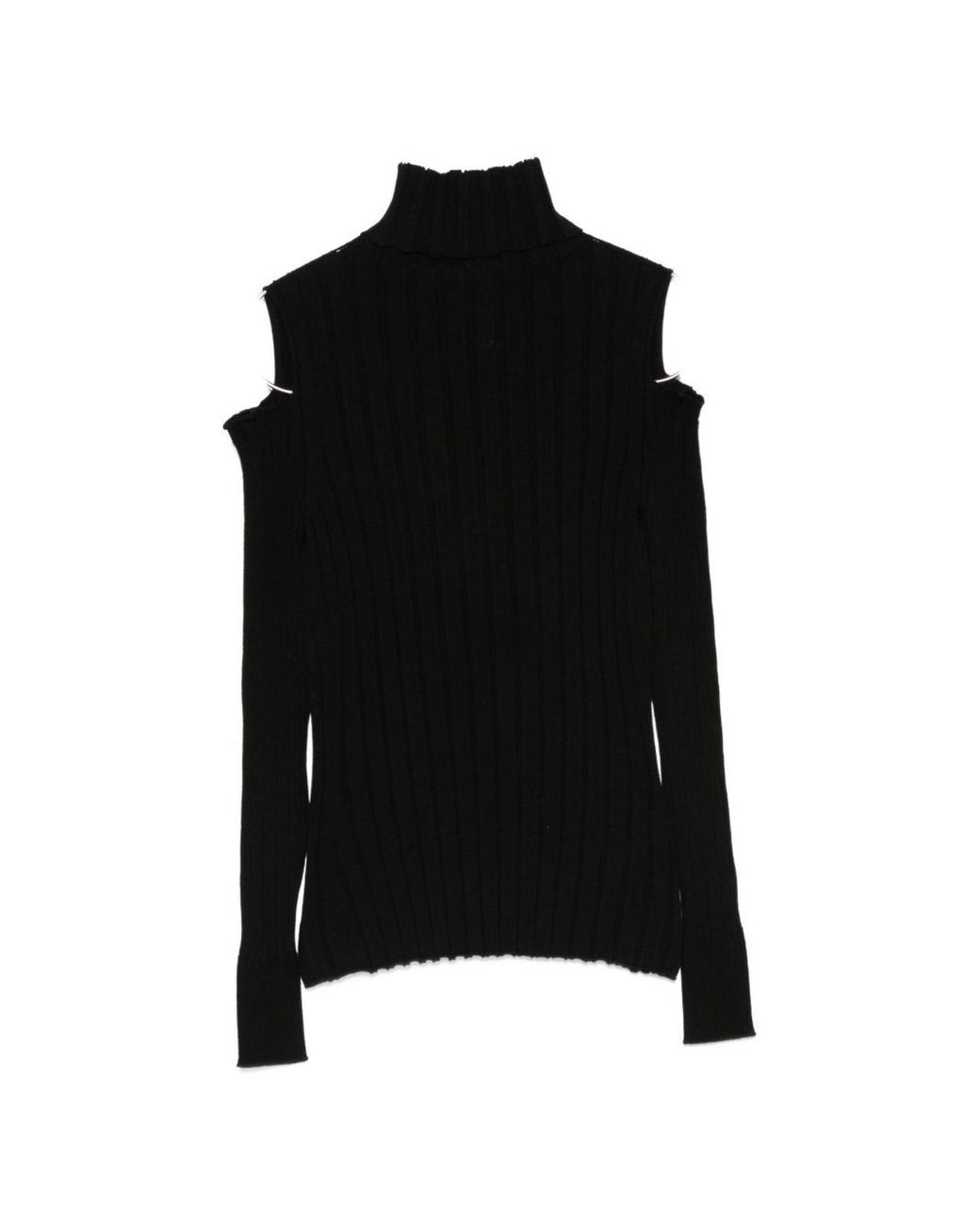 D. EXTERIOR Black Sweater