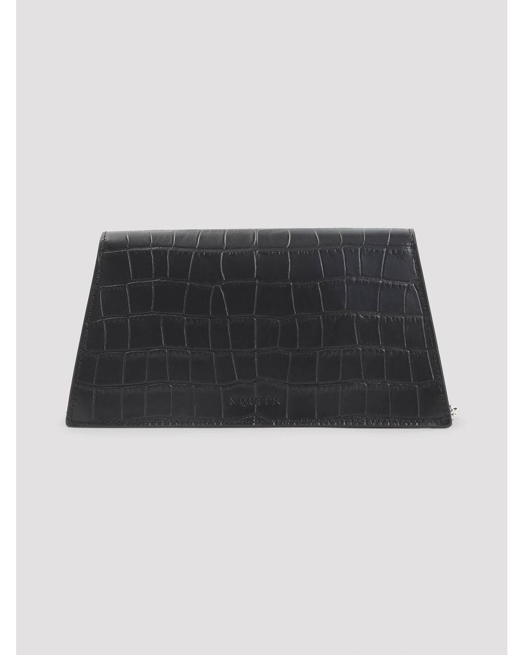 McQueen Black Skull Mini Bag