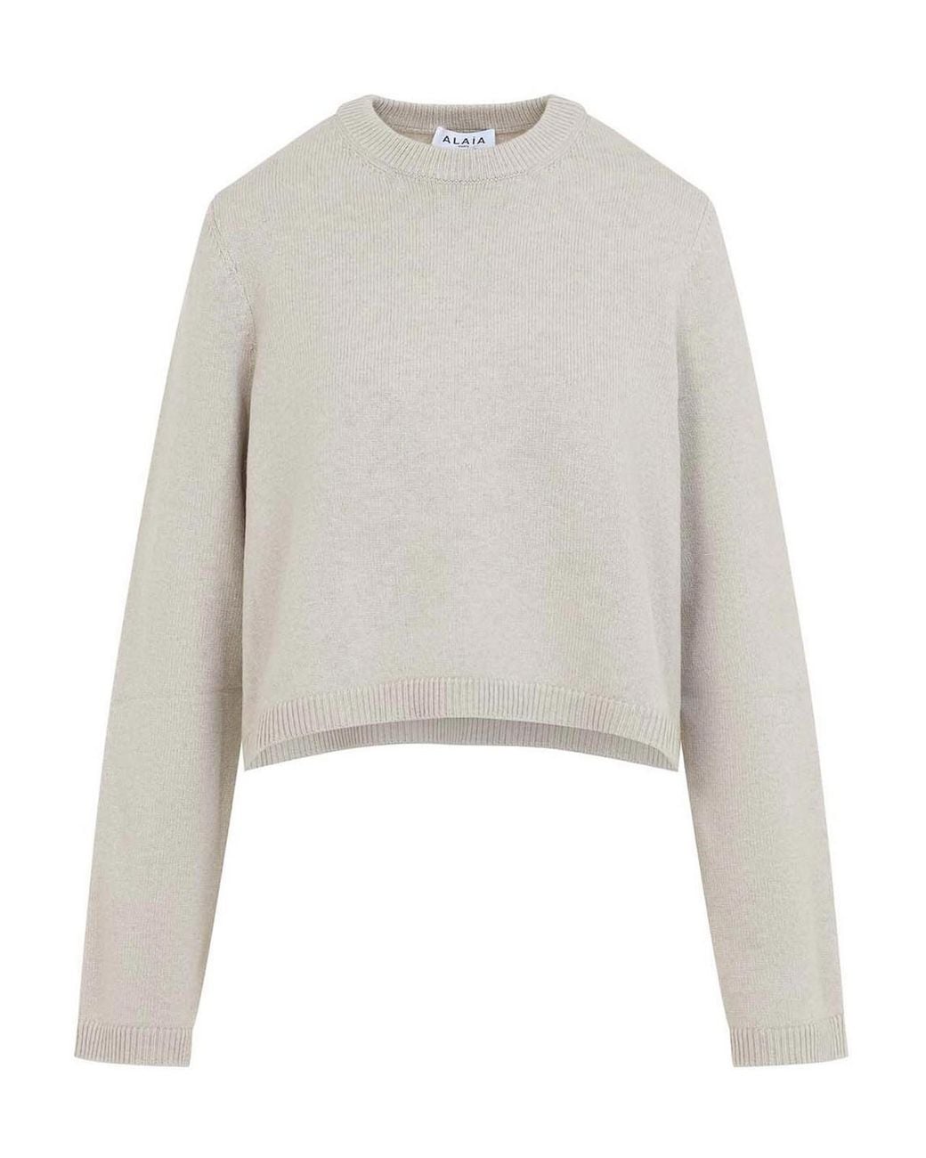 Suéter Cuello Redondo Alaïa de color White