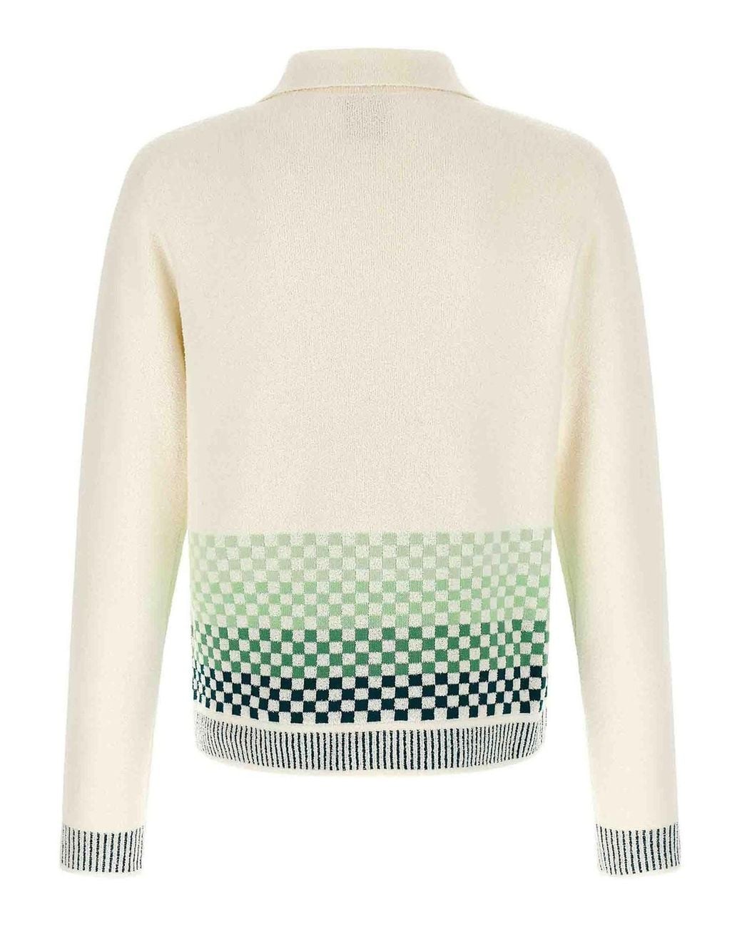 Casablanca Green Chess Polo Shirt for men