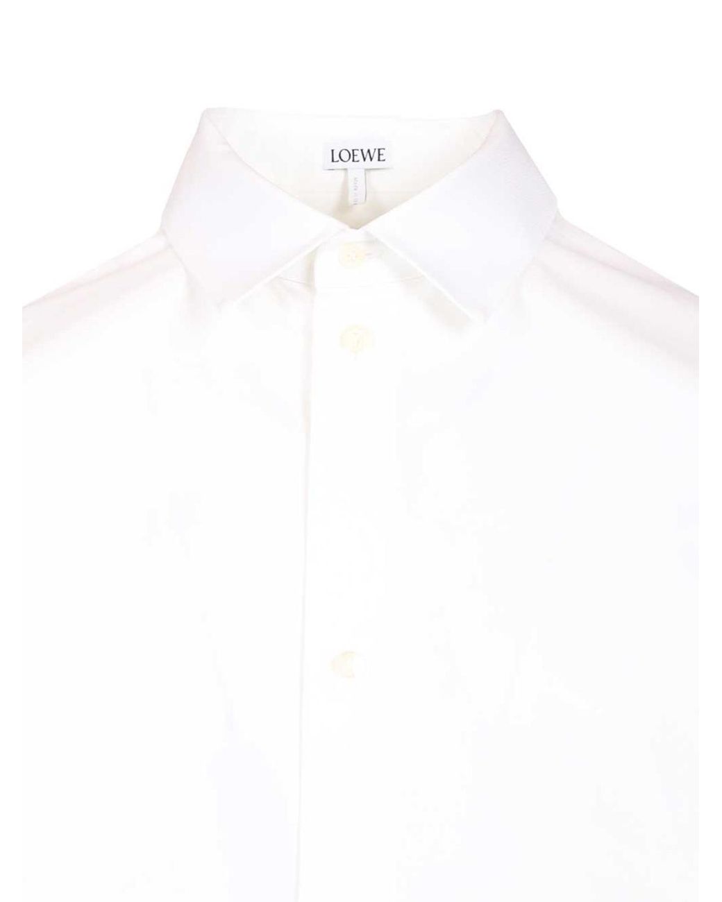 Loewe White Anagram Shirt for men
