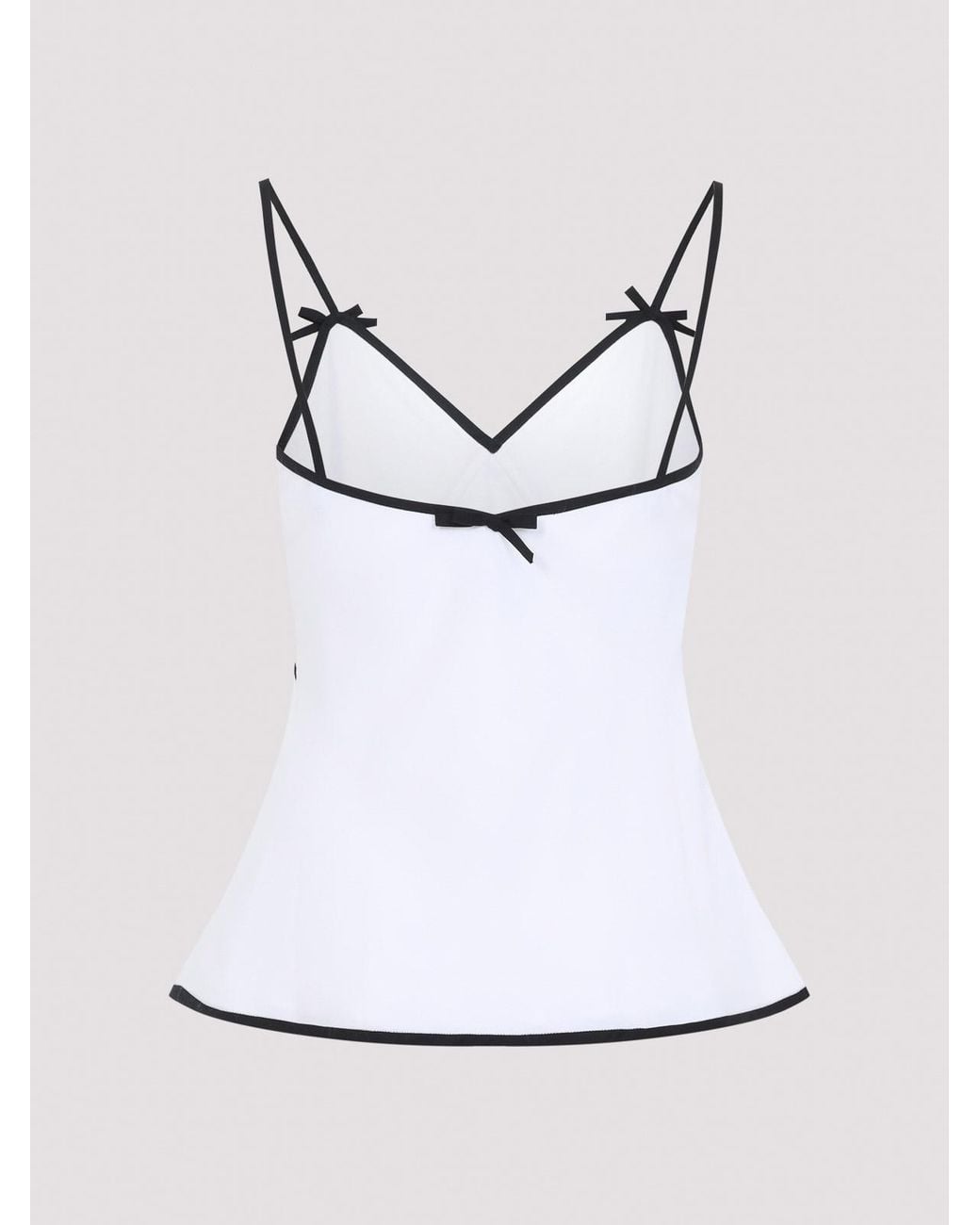 Moschino White Sleeveless Tops