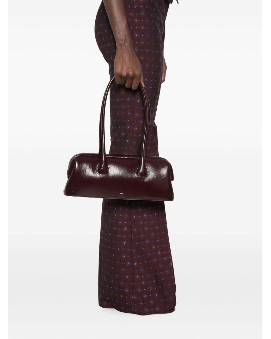 OSOI Purple Boat Wide Shoulder Bag