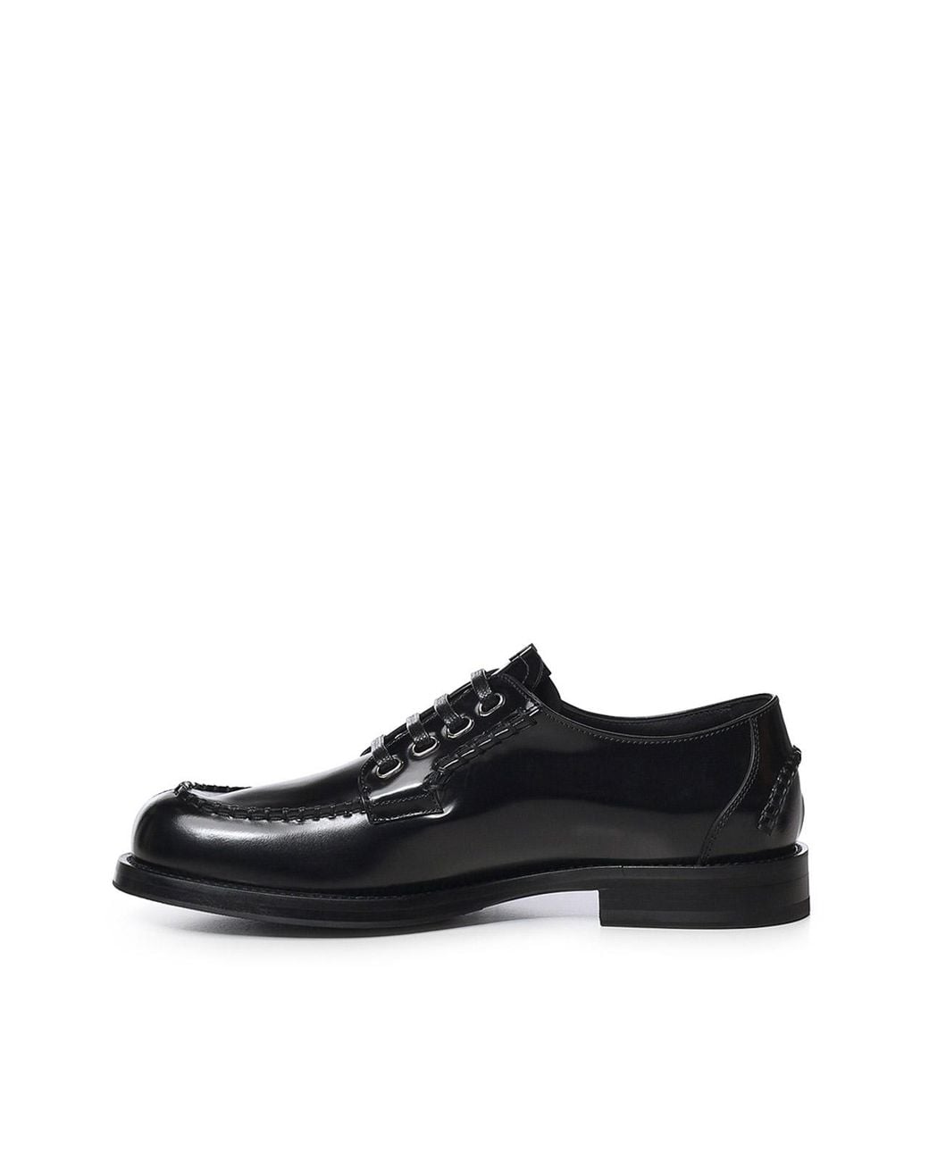 Dolce & Gabbana Black Leather Derby for men
