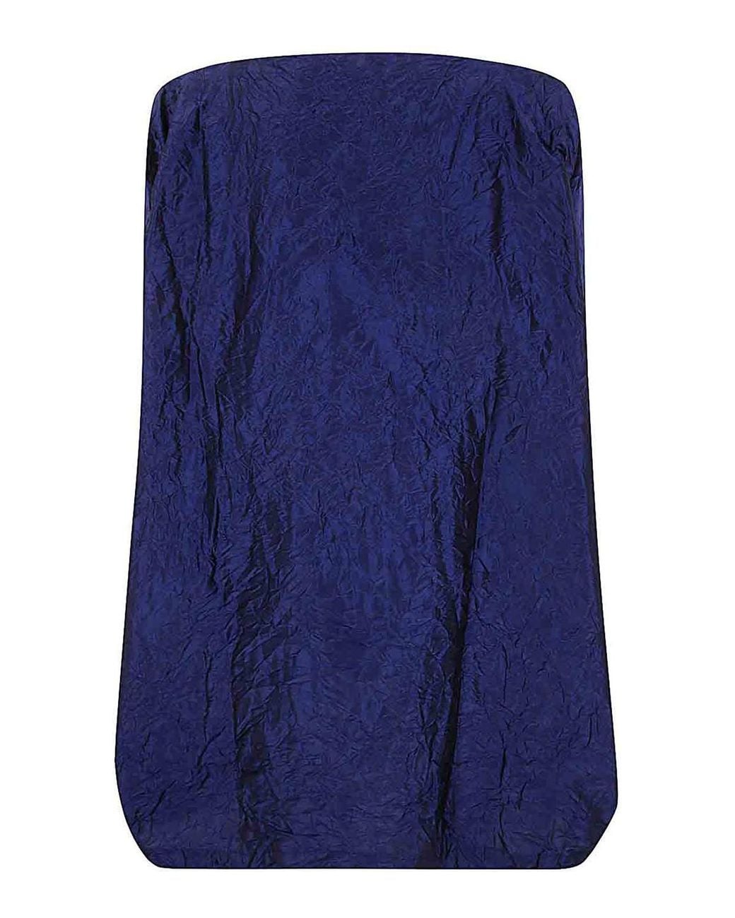 Daniela Gregis Blue Luciana Short Dress