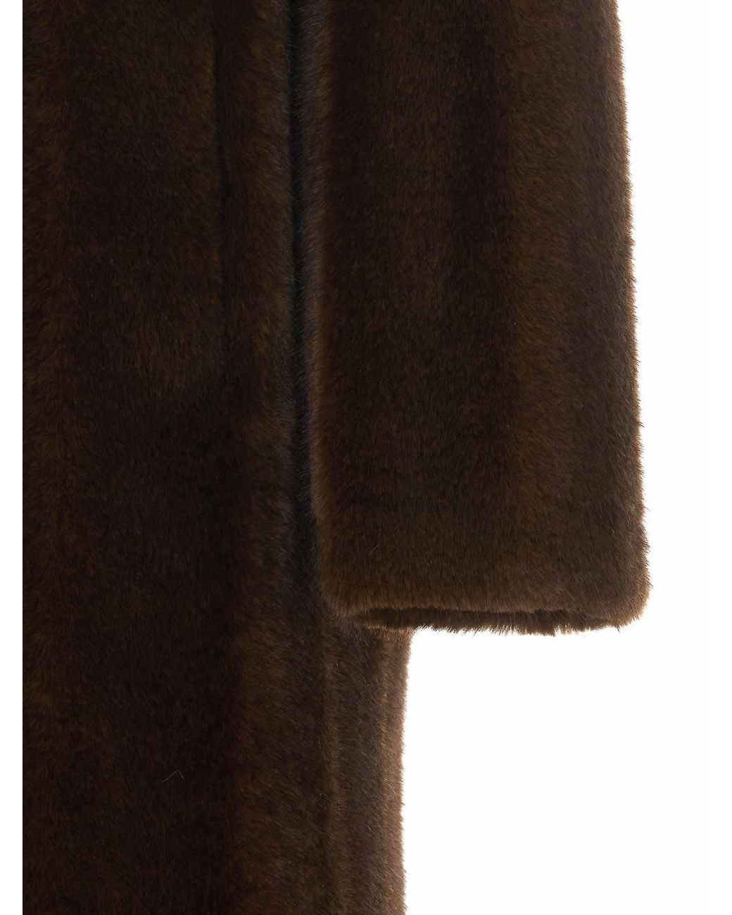 VALENTINI 1972 Black Faux Fur Coat