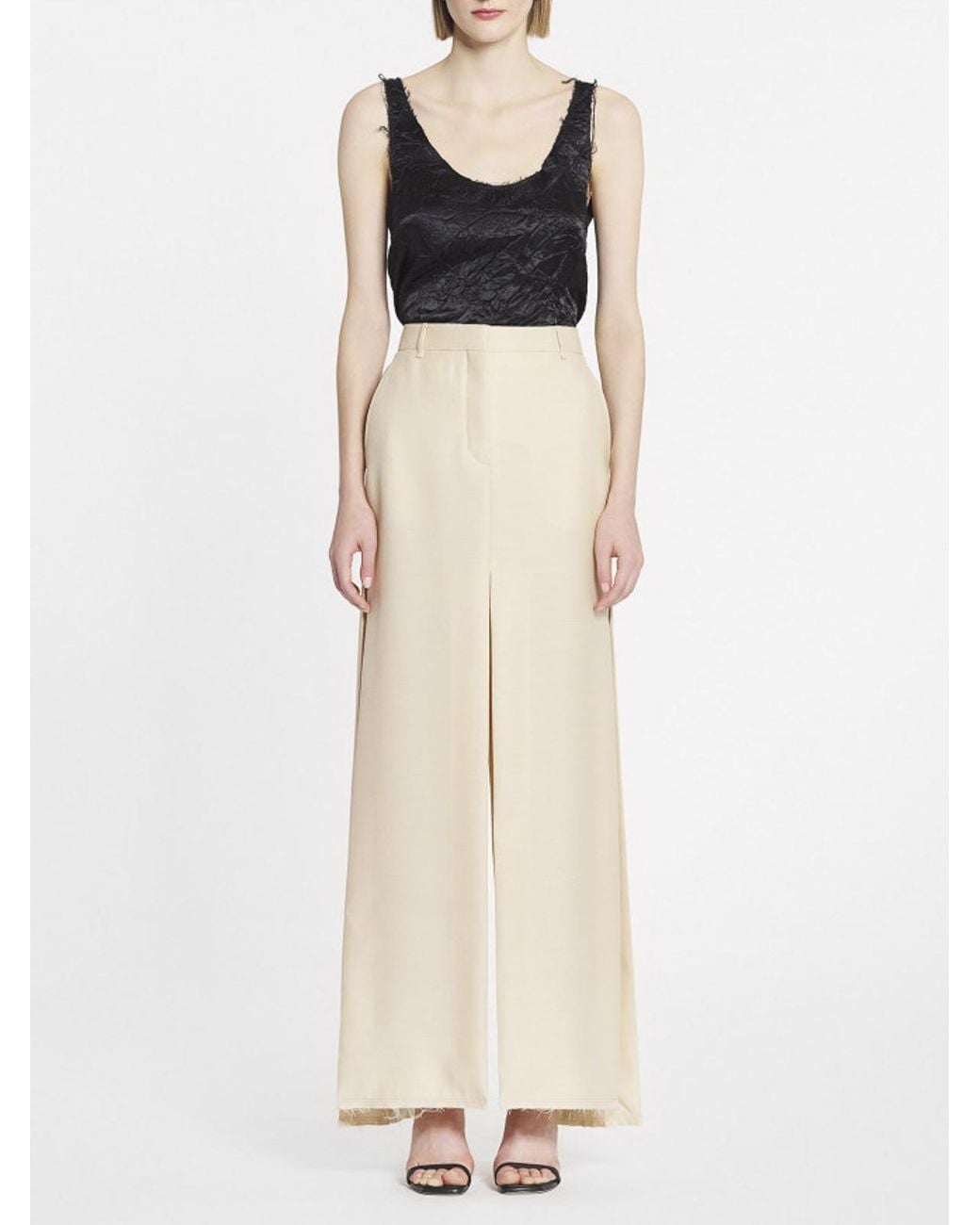 Lanvin White Trousers