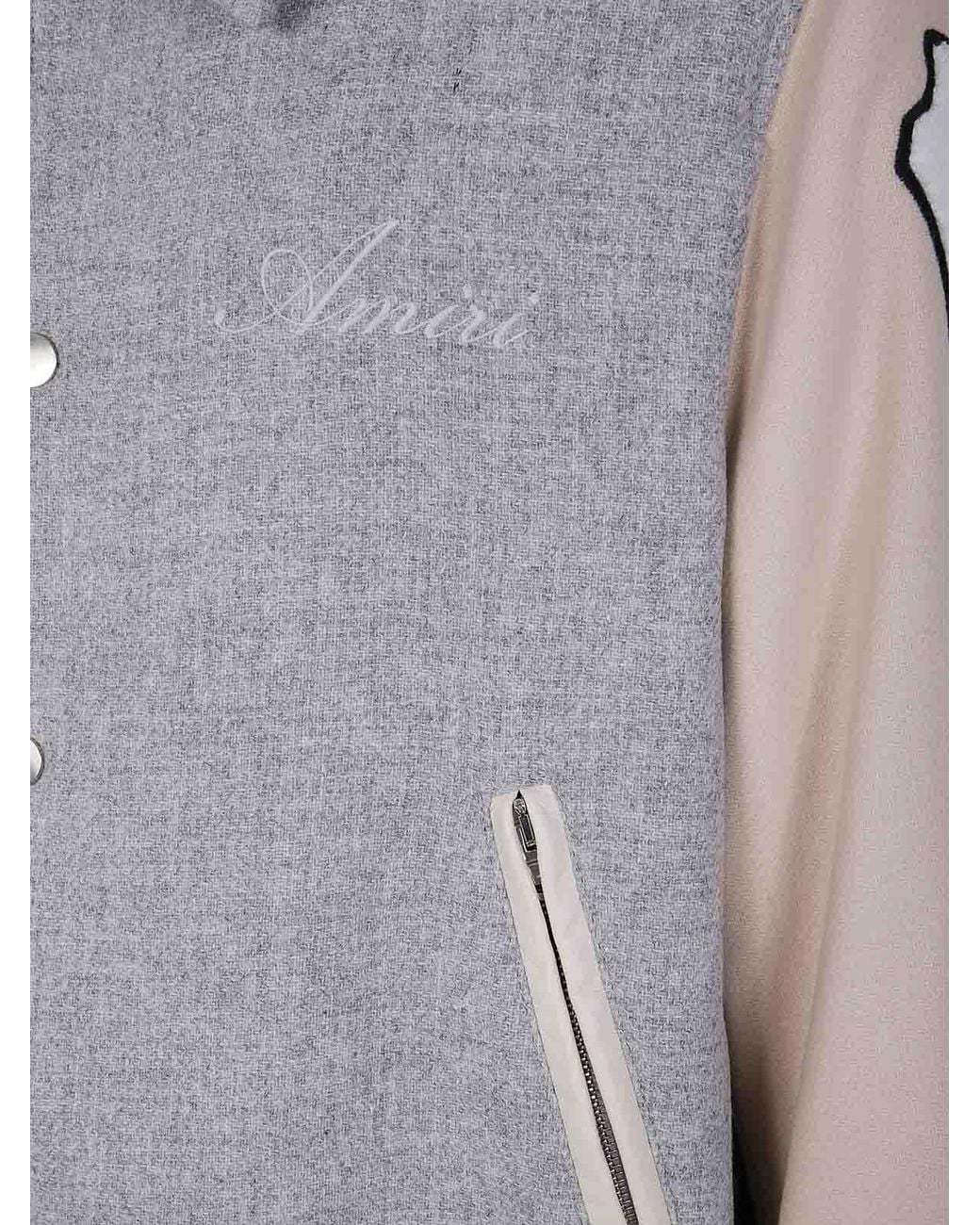 Amiri Gray Bones Jacket for men
