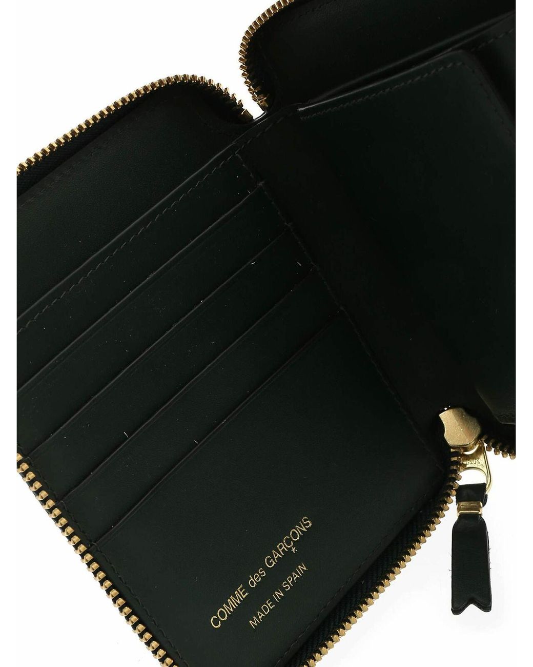 Comme des Garçons Green Classic Leather Wallet for men