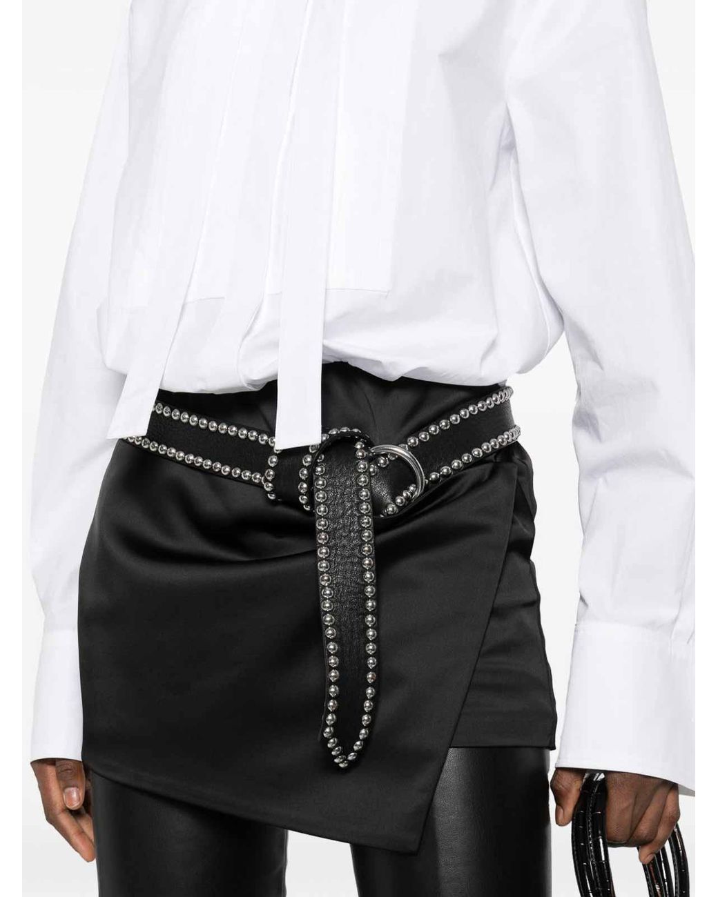The Attico White And Combination Short Dress