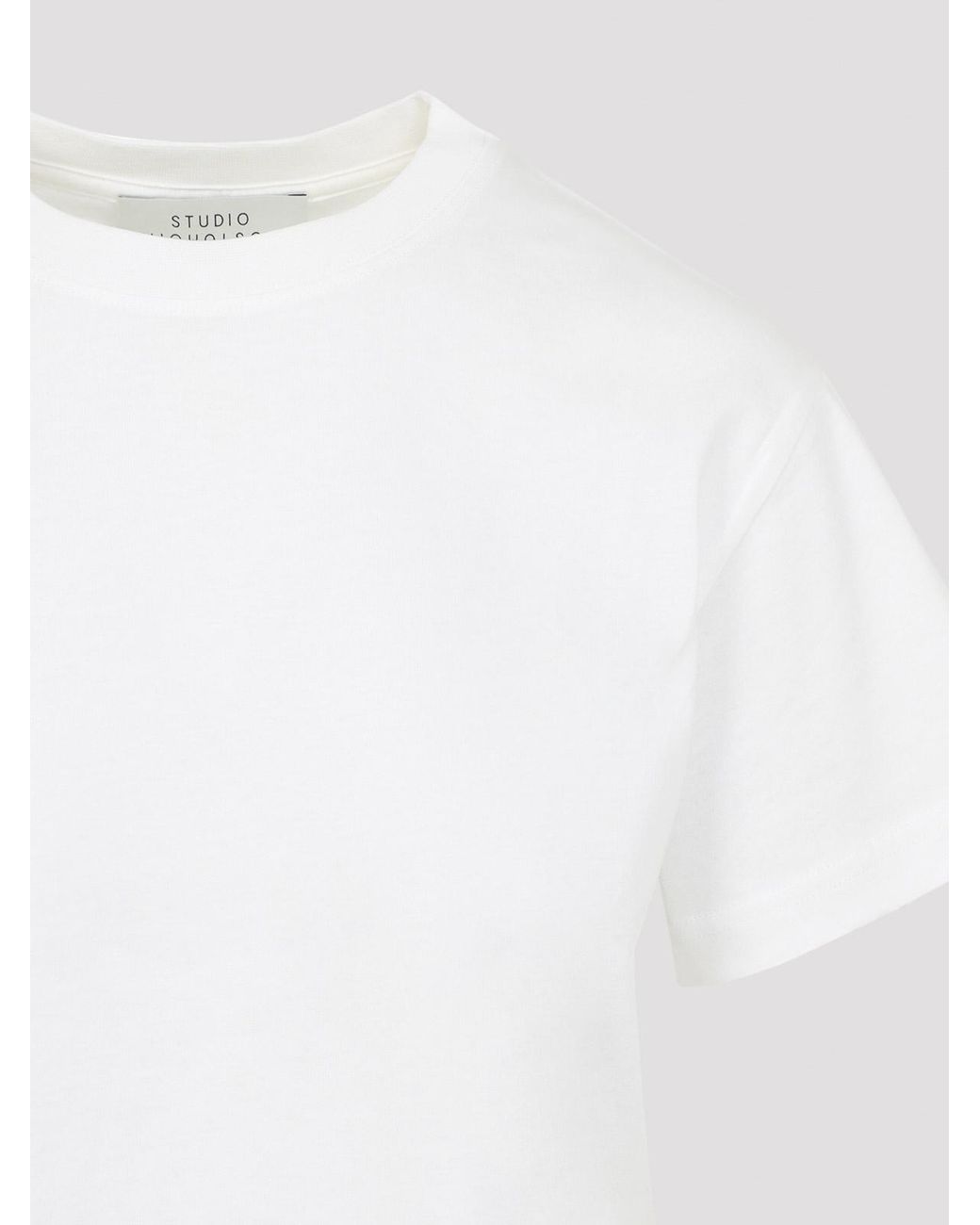 Studio Nicholson White Marine T-Shirt