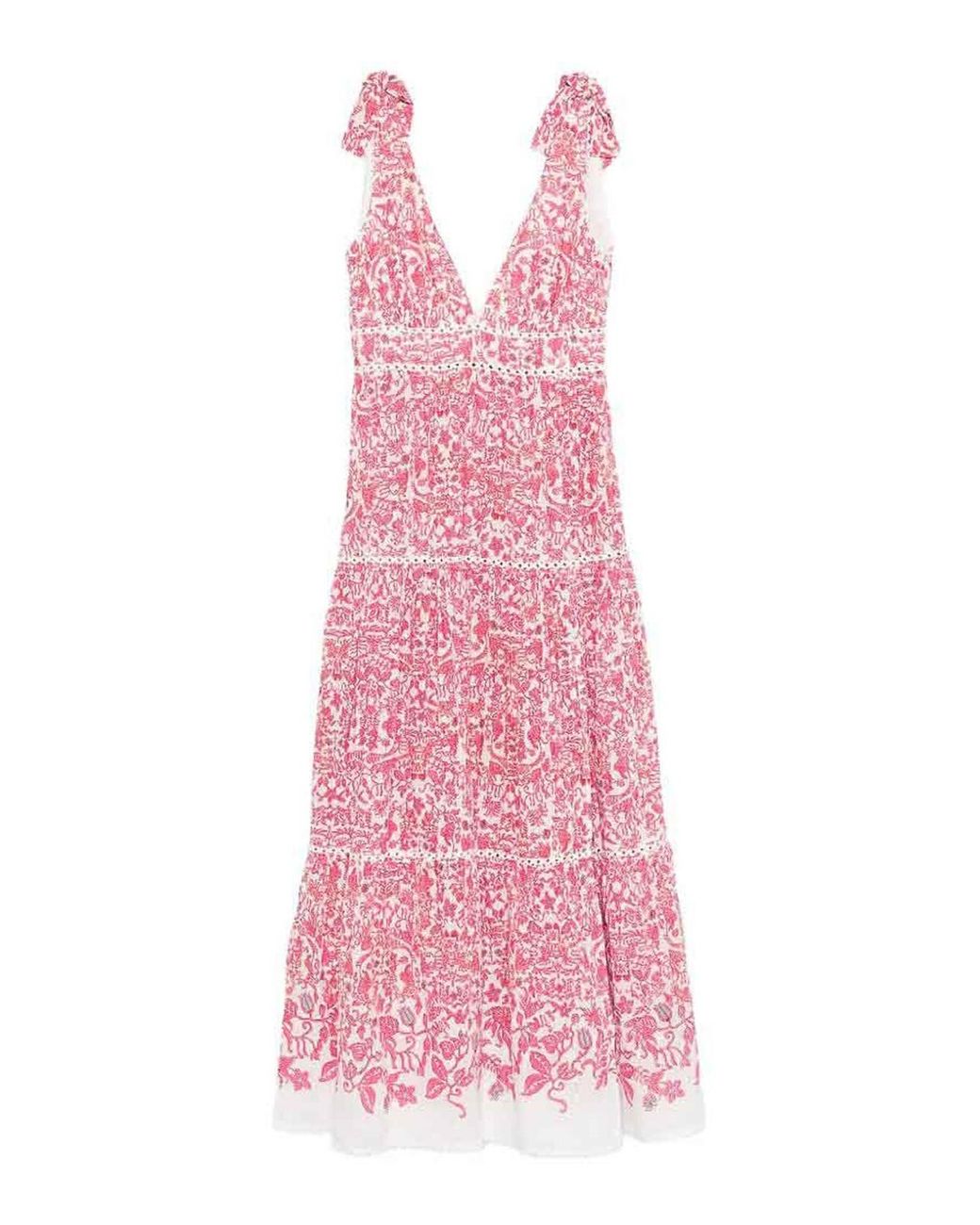 Poupette Pink Long Dress 'Perla'