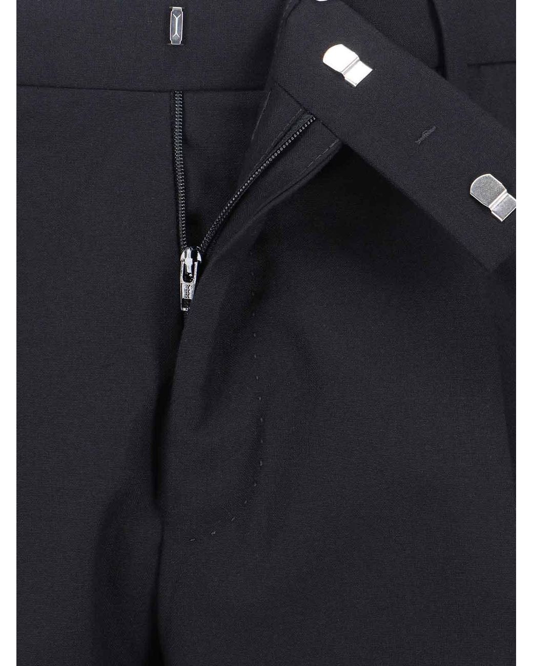 PT Torino Blue Tailored Trousers for men