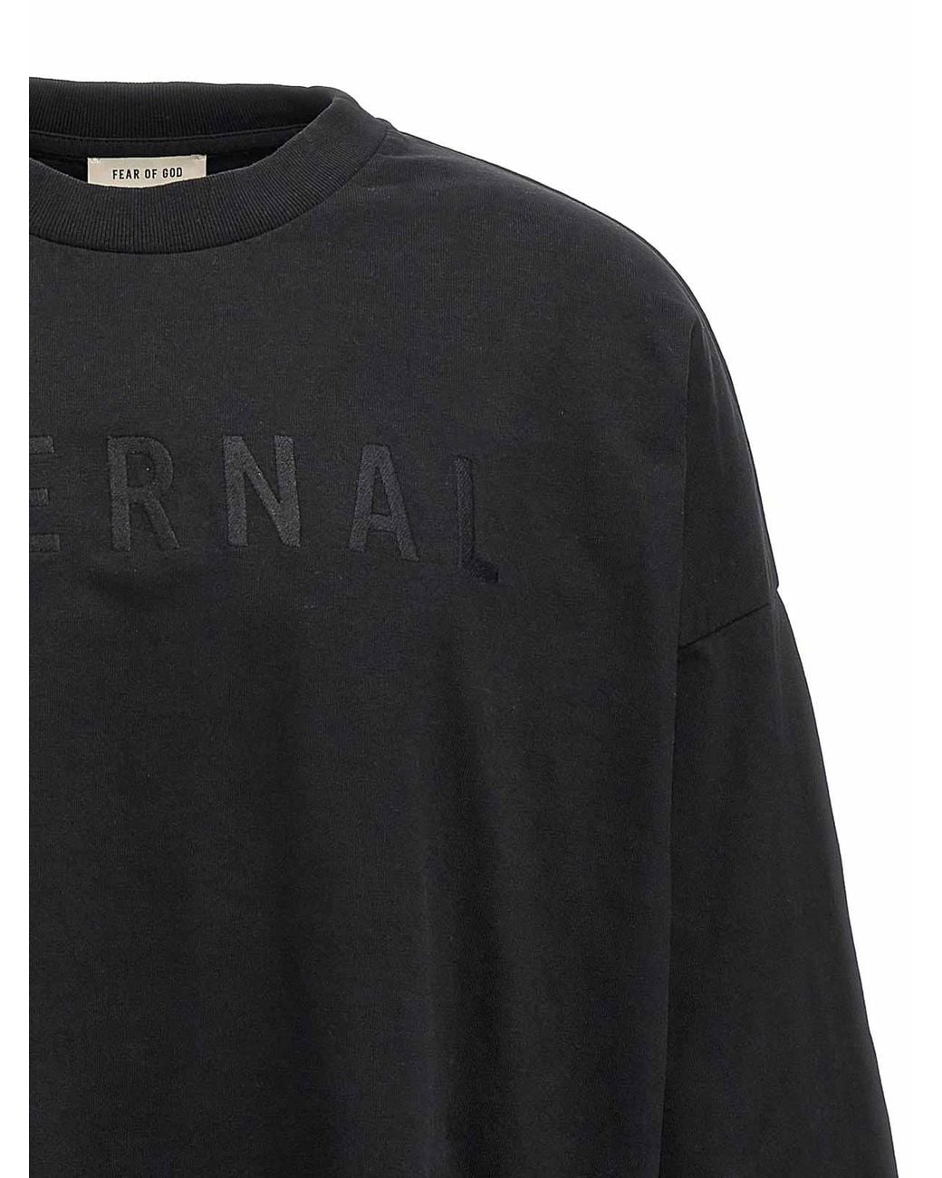 Fear Of God Black Eternal T-Shirt for men