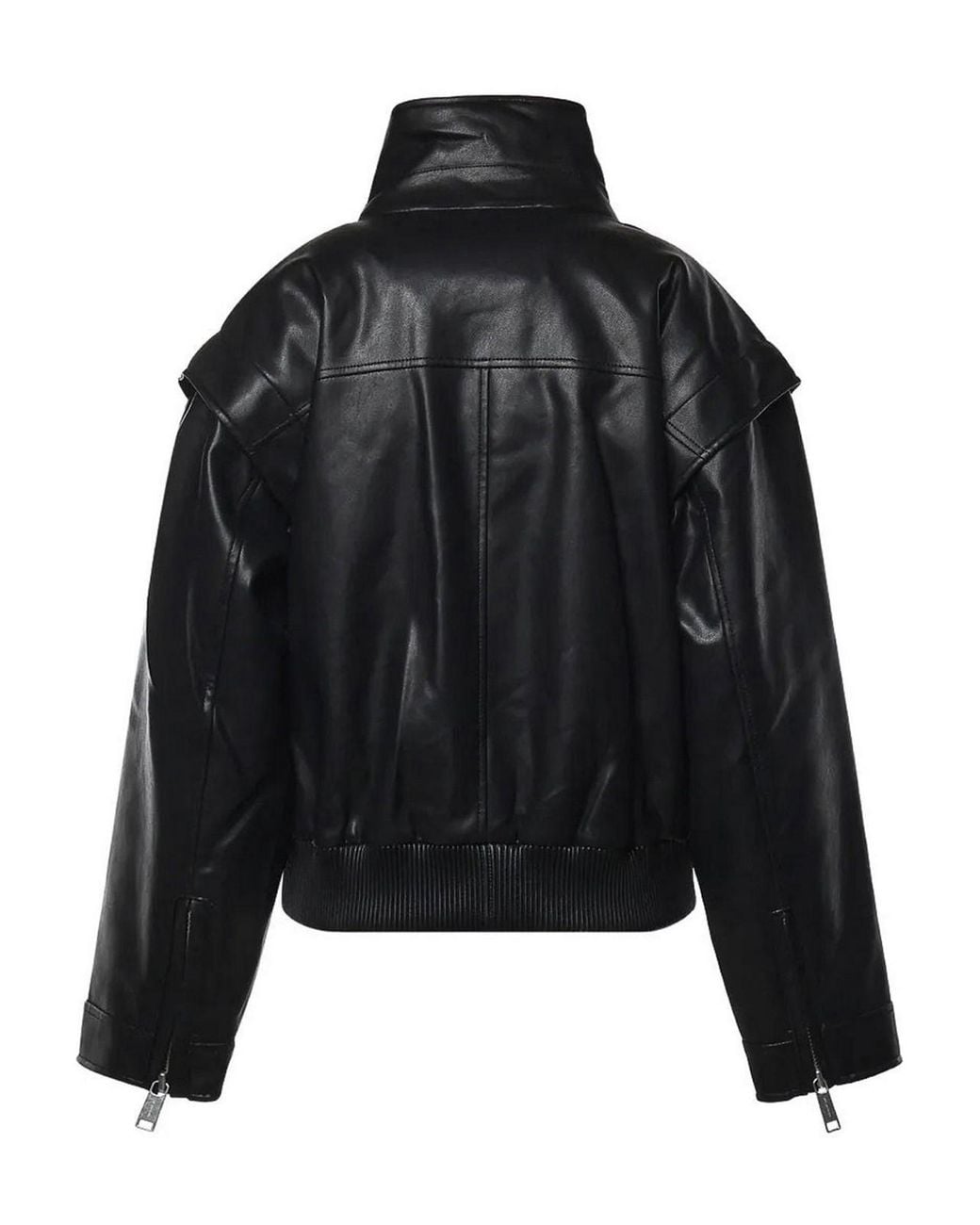 Self-Portrait Black Bomber Bomber Jacket