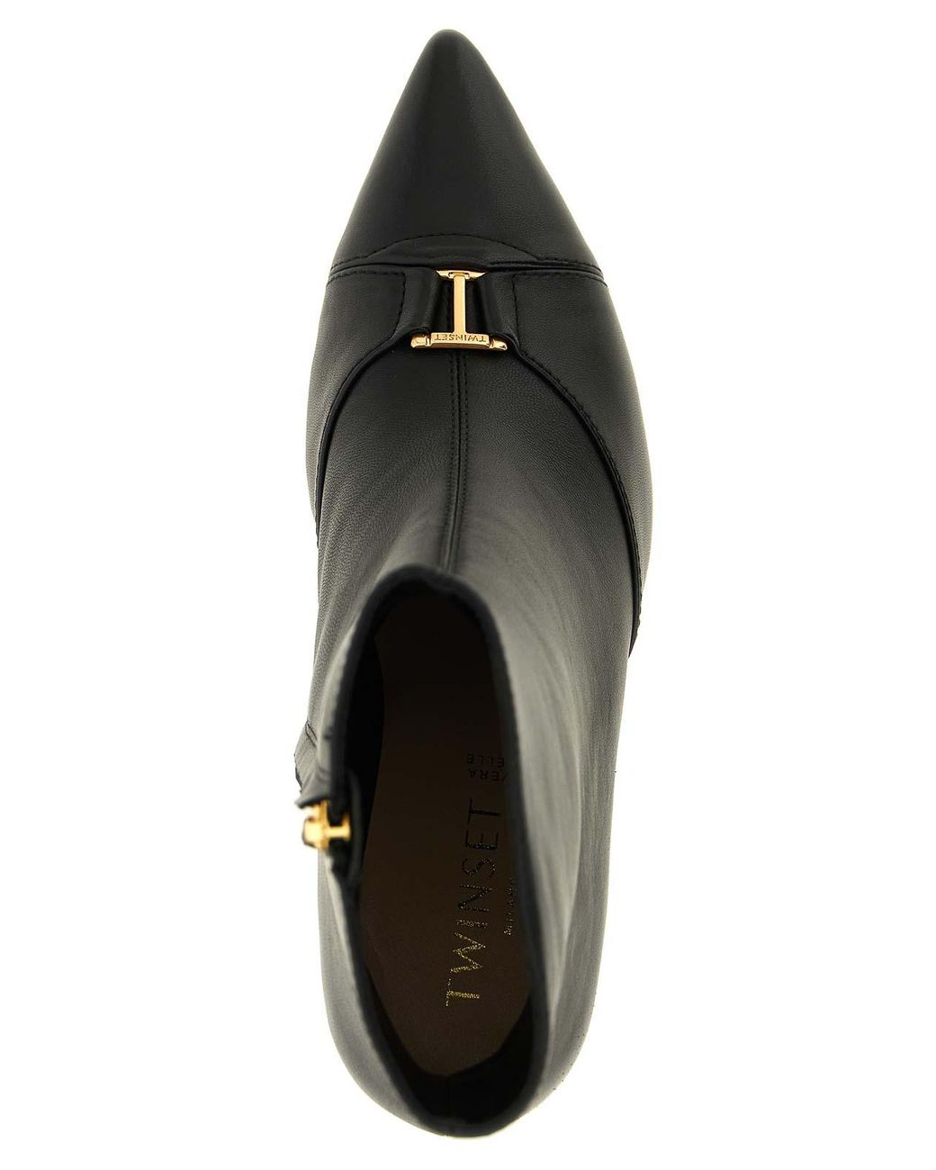 Twinset Black Logo Ankle Boos