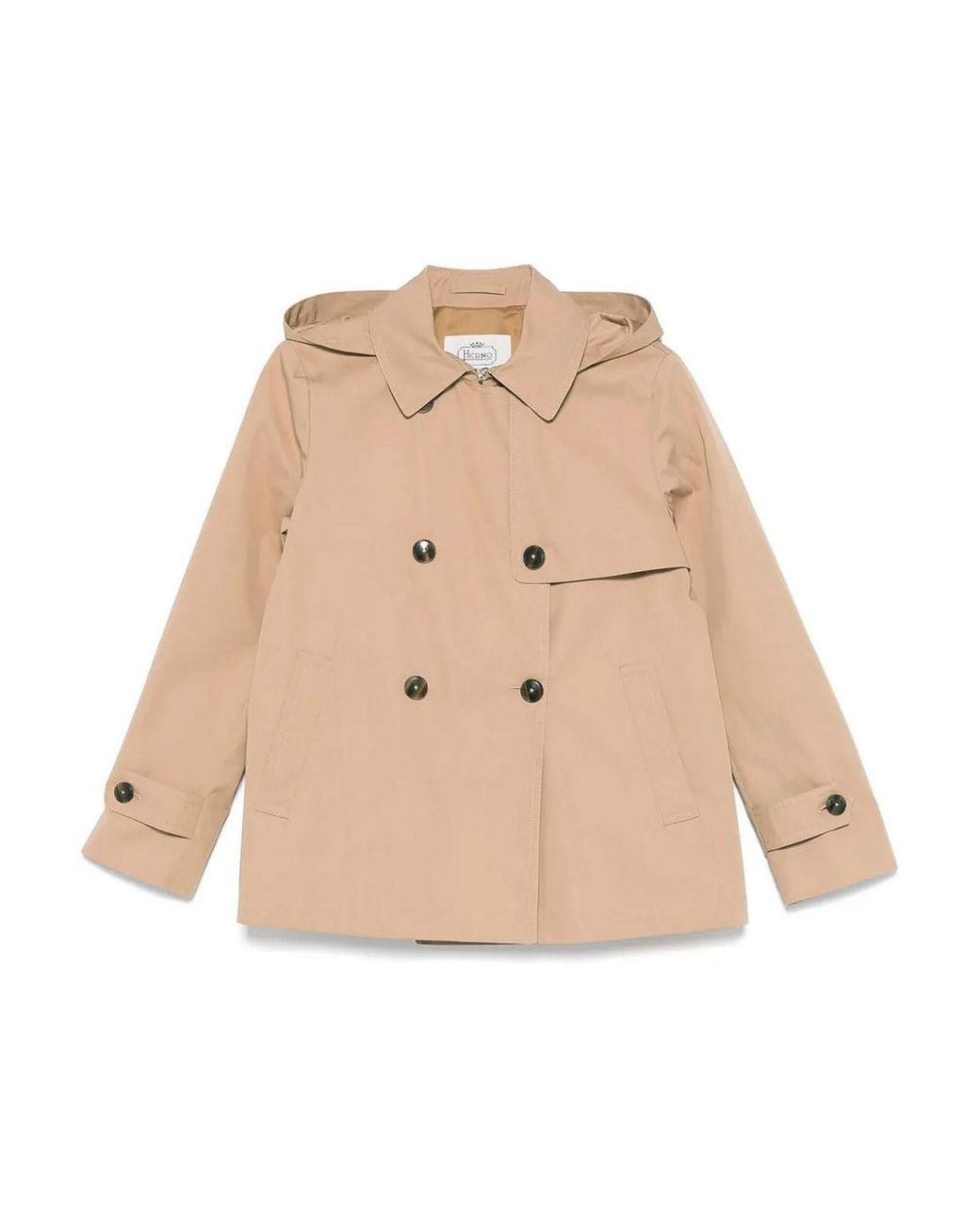 Herno Natural Short Raincoat