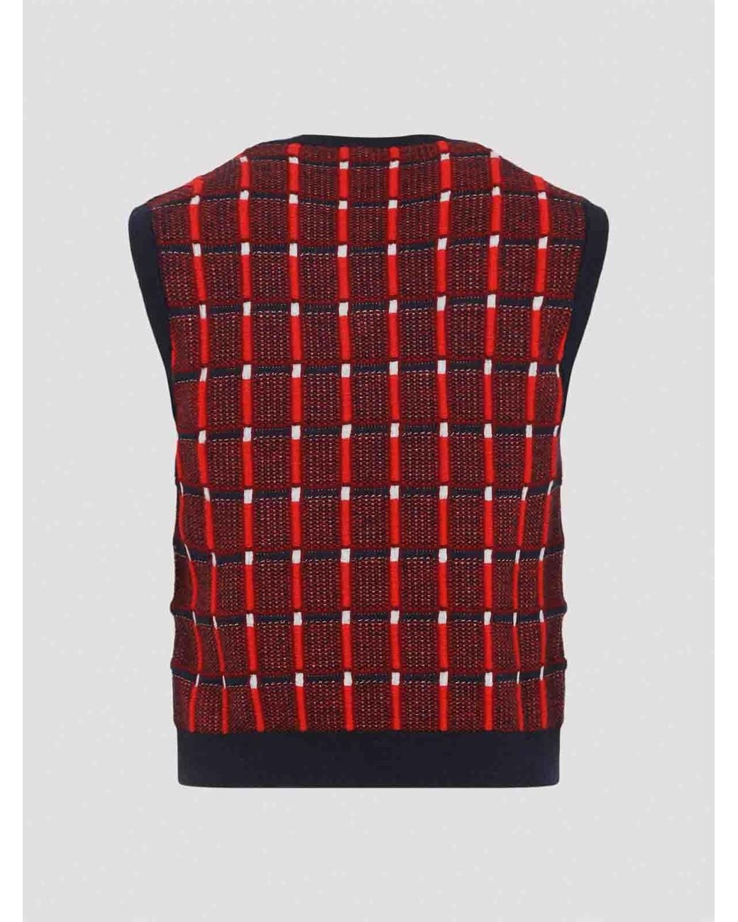 Chaleco Jil Sander de hombre de color Red