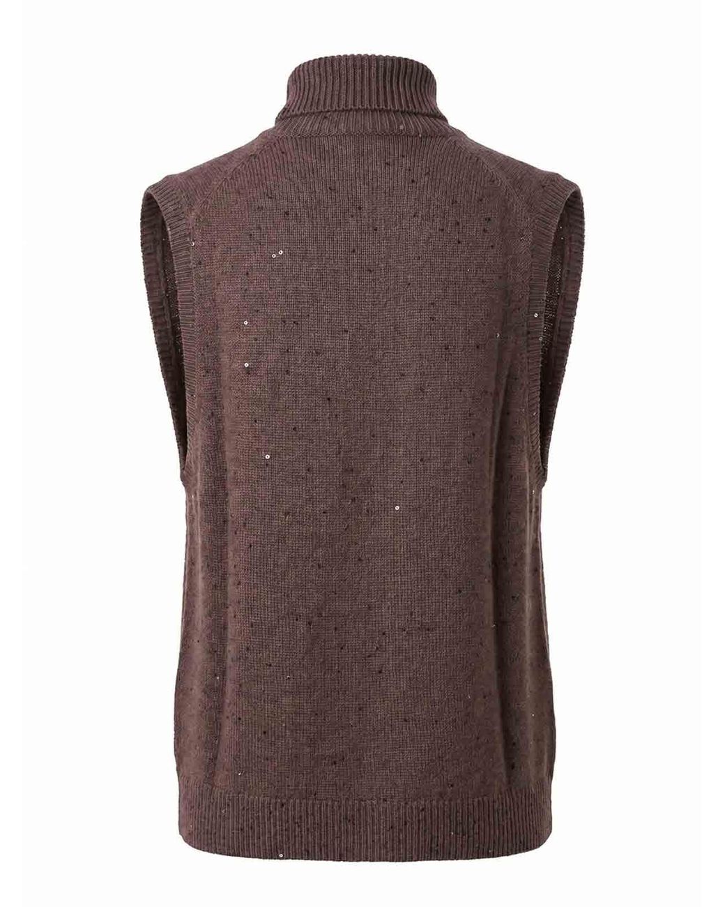 Brunello Cucinelli Purple Turtle Neck Sweater