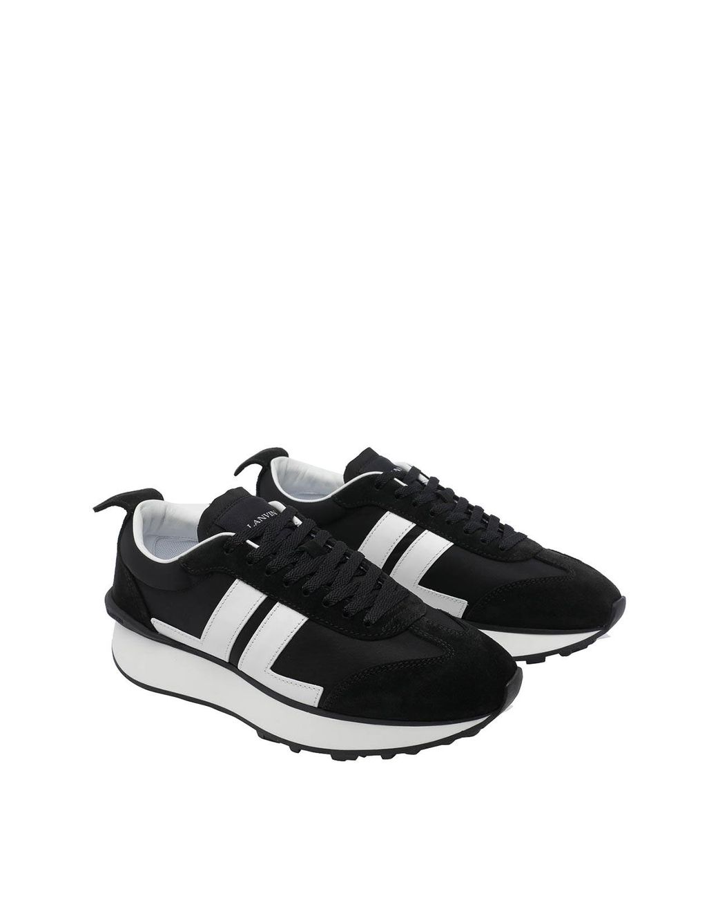 Lanvin Black Bumpr Sneakers for men