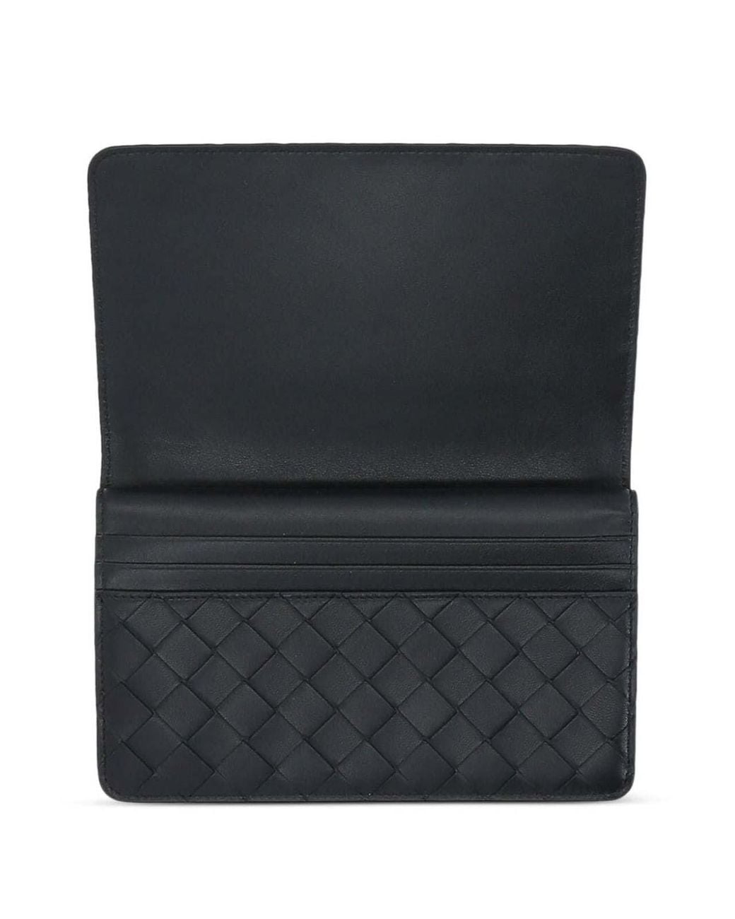 Bottega Veneta Black Pouch Intreccio