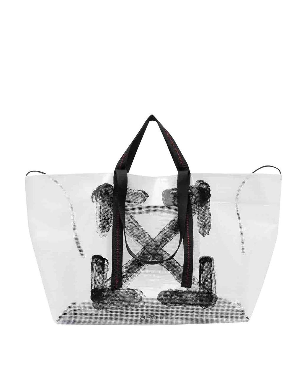 Off-White c/o Virgil Abloh Transparent Heritage Day Off Tote Bag