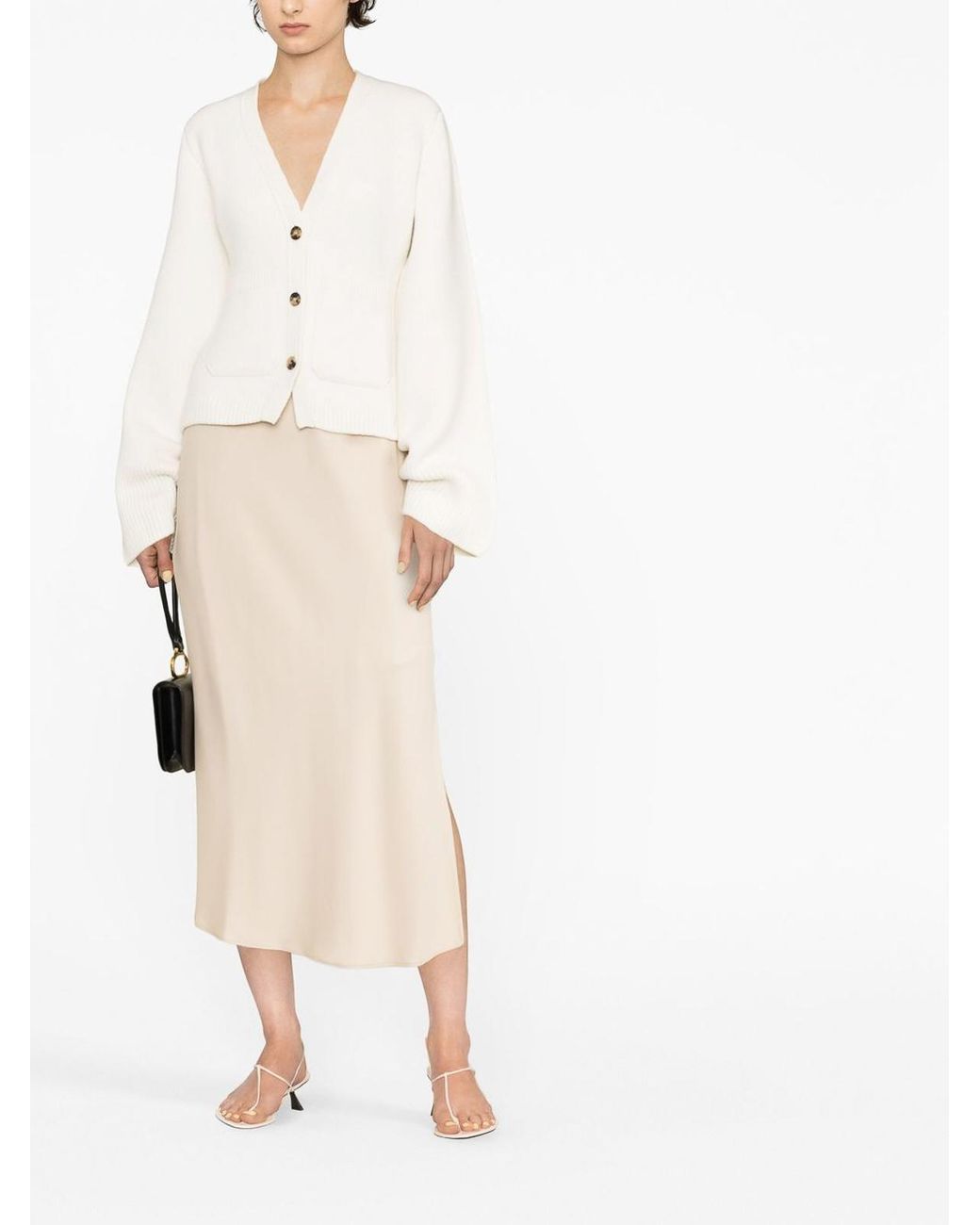 Khaite White The Scarlet Cardigan