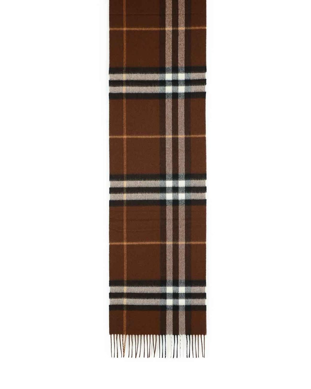 Burberry Brown Mu Giant Cashmere Scarf for men