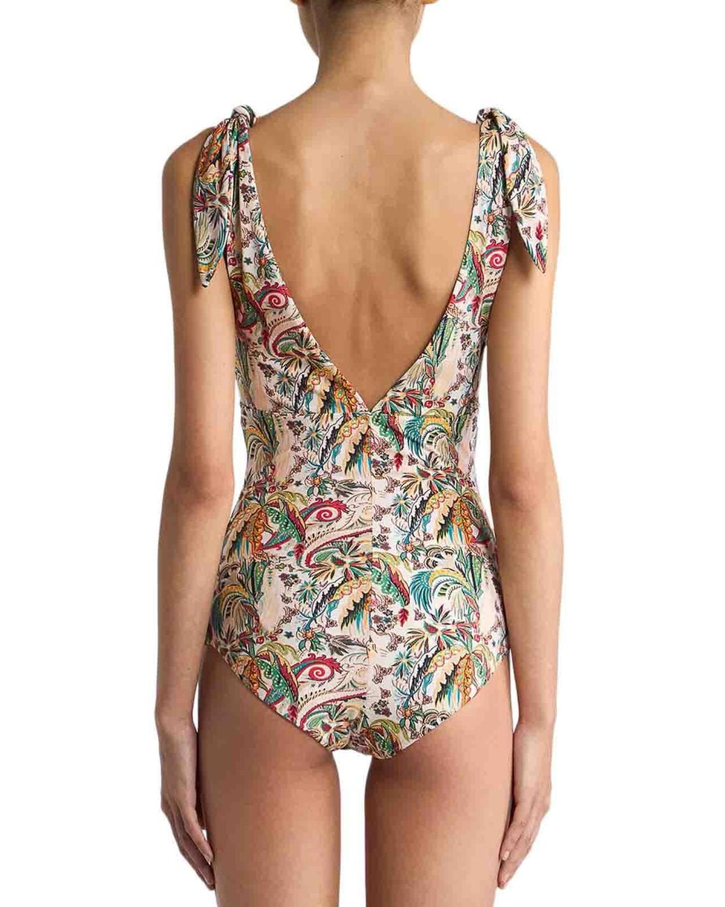 Etro White One-Piece Swimsuit