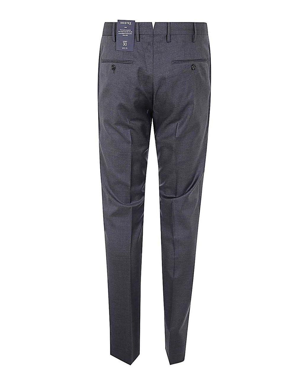 Incotex Blue Trousers for men