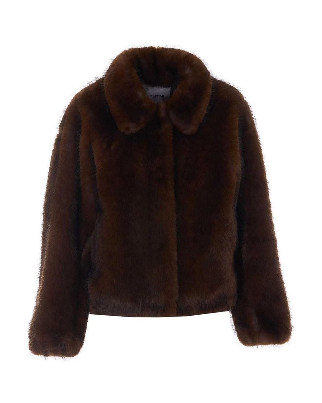 VALENTINI 1972 Black Faux Fur Jacket