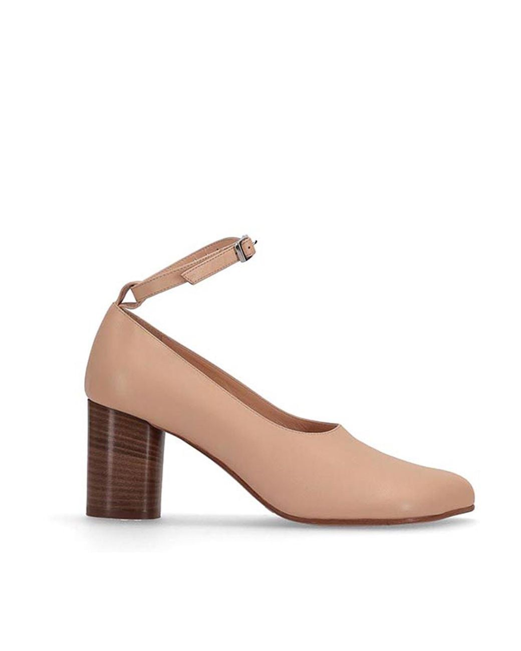 Niccolò Pasqualetti Pink Obliqua Block Heel Pumps