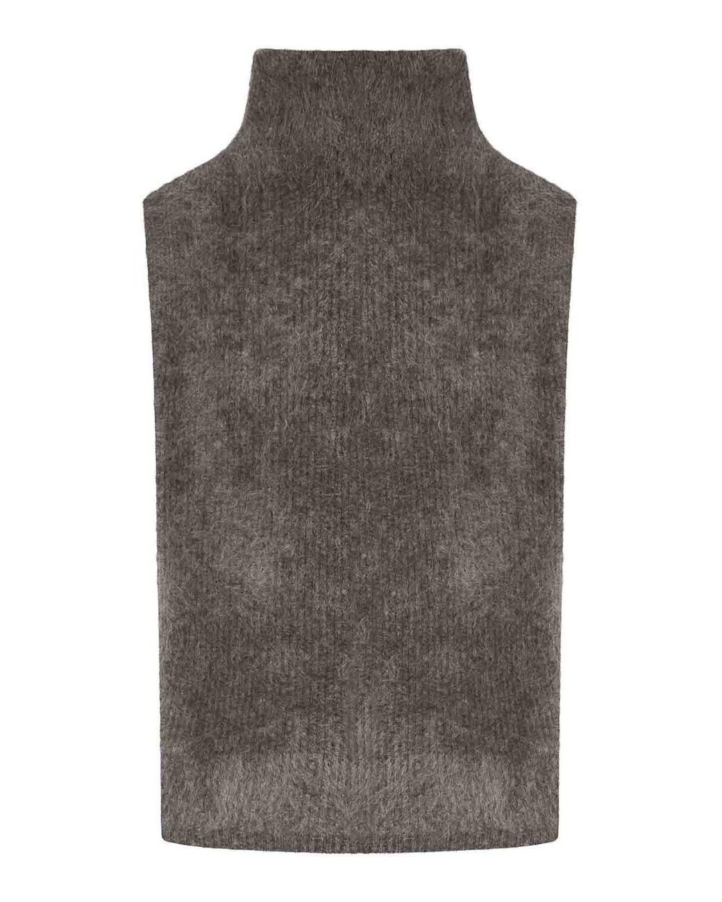 Lisa Yang Gray Aisla Wool Cashmere Vest