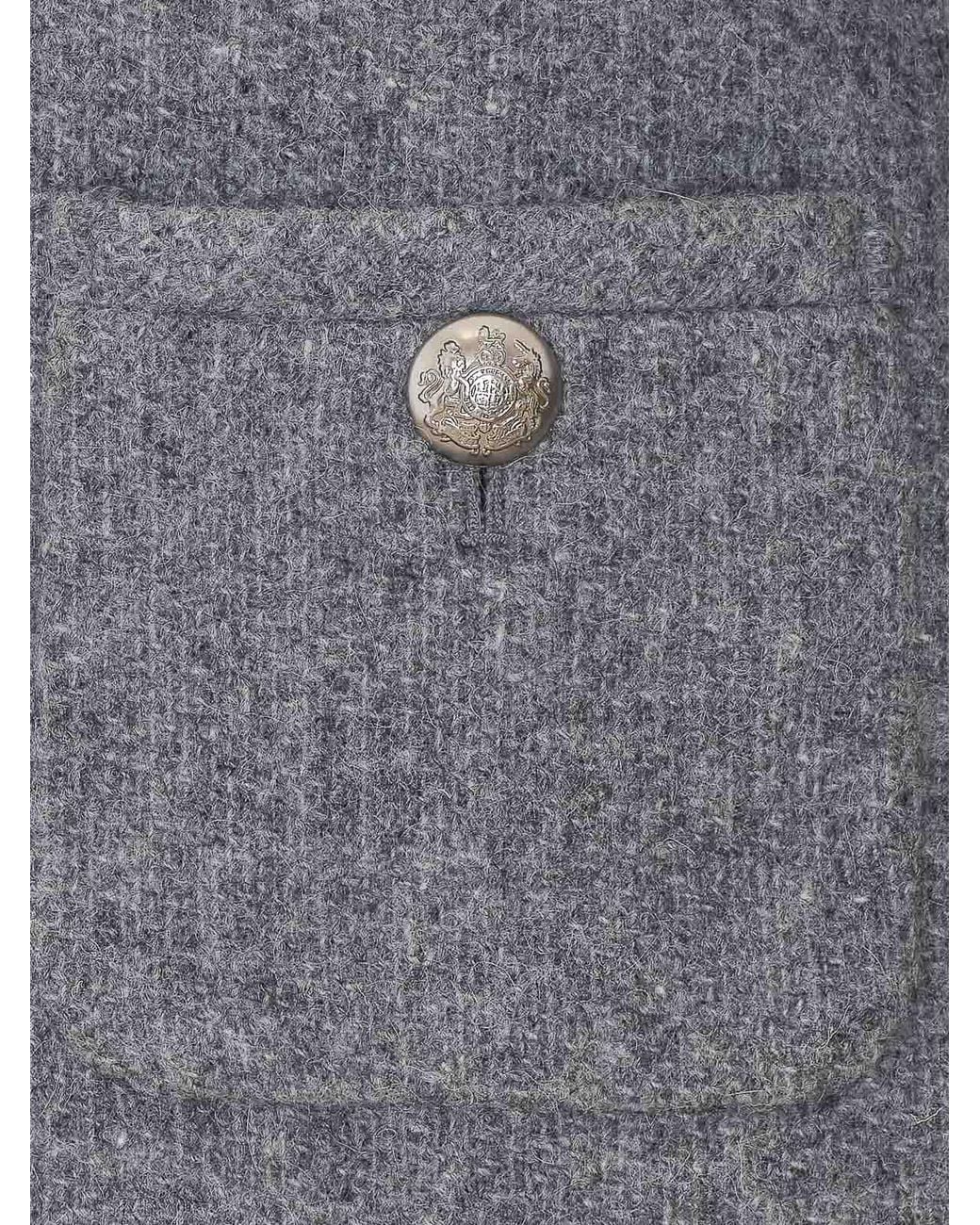 DUNST Gray Tweed Jacket