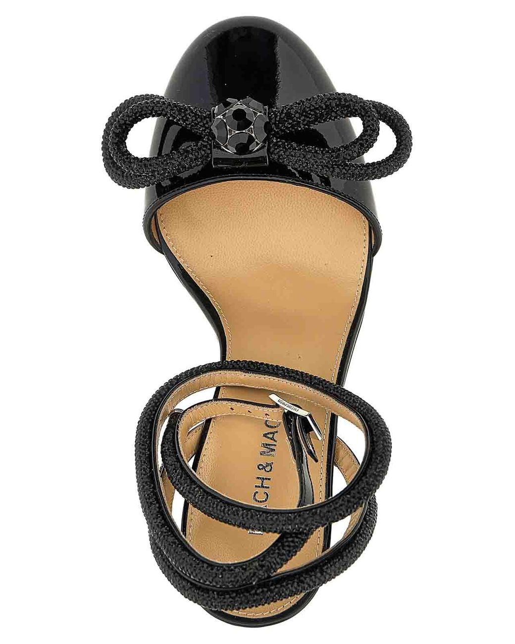 Mach & Mach Black Double Bow Pumps