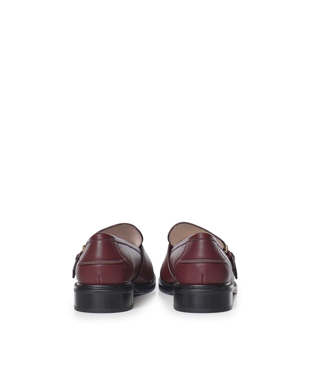 Coccinelle Purple Leather Loafers