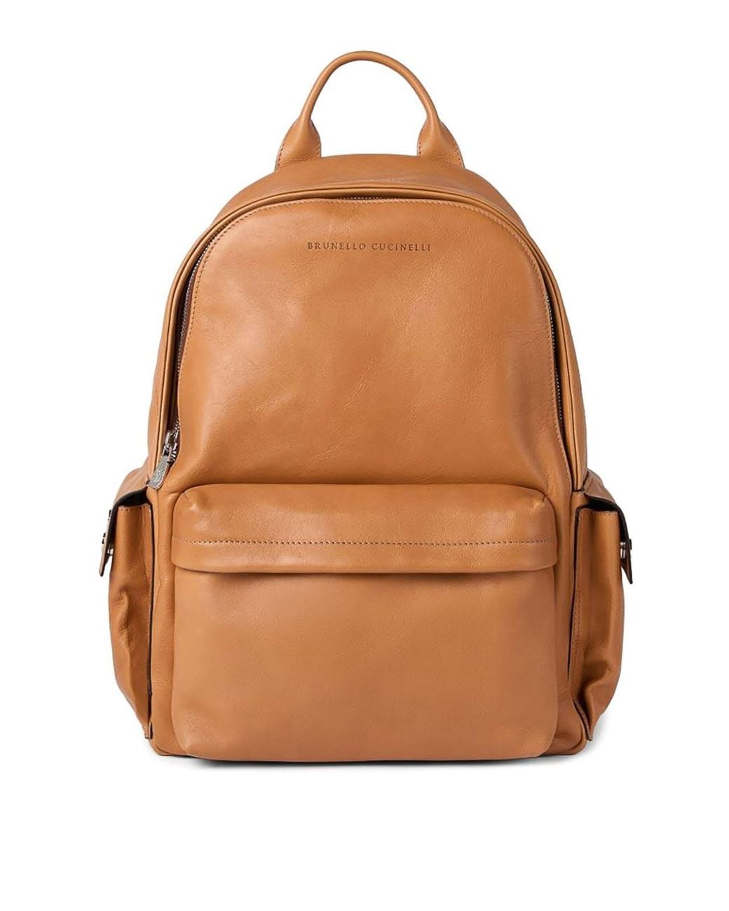 Brunello Cucinelli Brown Travel Backpack for men