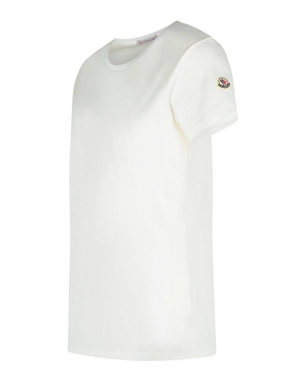 Moncler White Cotton T-Shirt