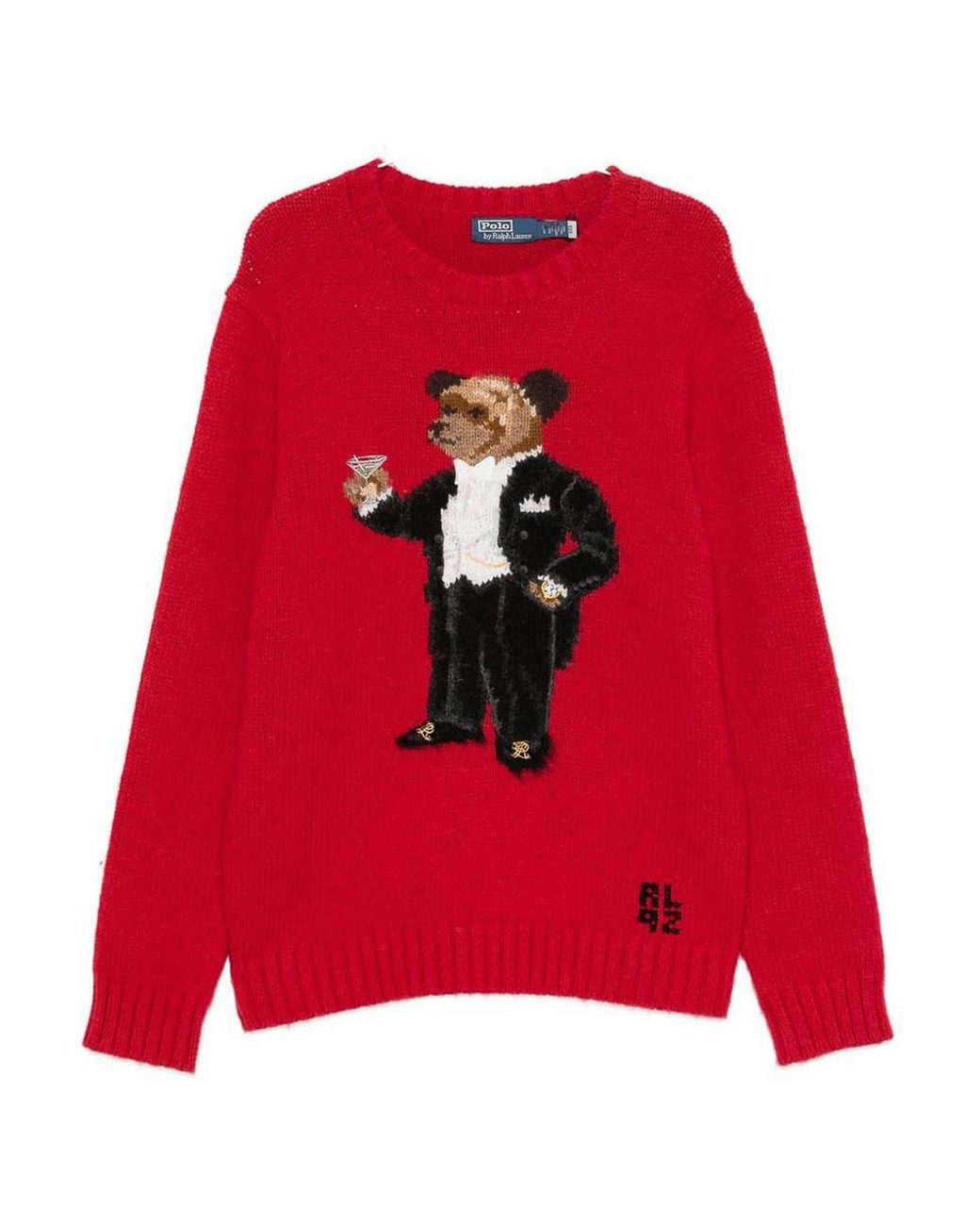 Polo Ralph Lauren Wool Sweater With Embroidered Sir Bear for men