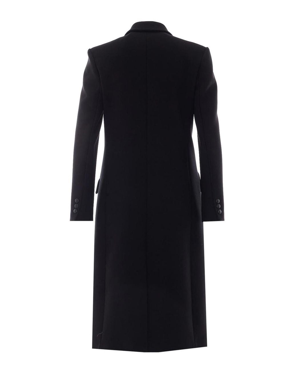 Elisabetta Franchi Black Double Breasted Coat