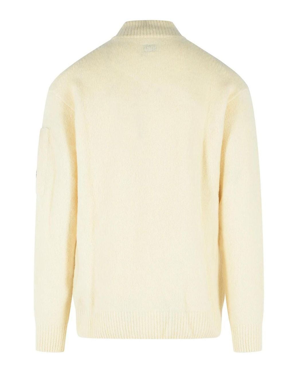 C P Company Natural Wool Blend Sweater for men