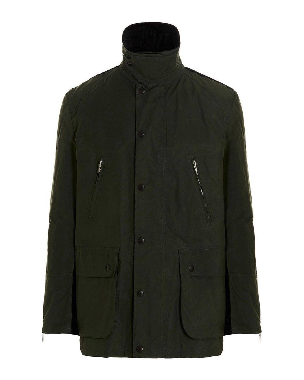 Department 5 Black Wax Cotton Jacket for men