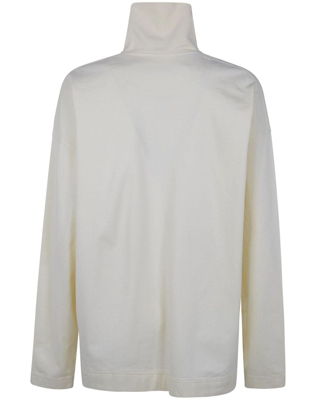 Phoebe Philo Gray Relaxed Long Sleeve Jersey