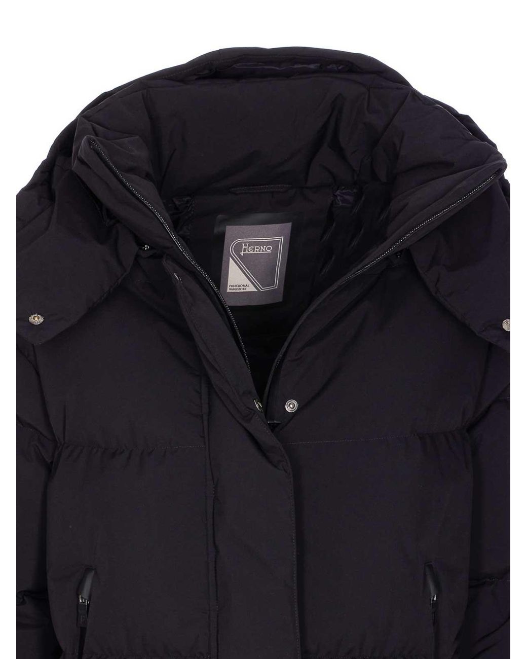 Herno Blue Copped Down Jacket