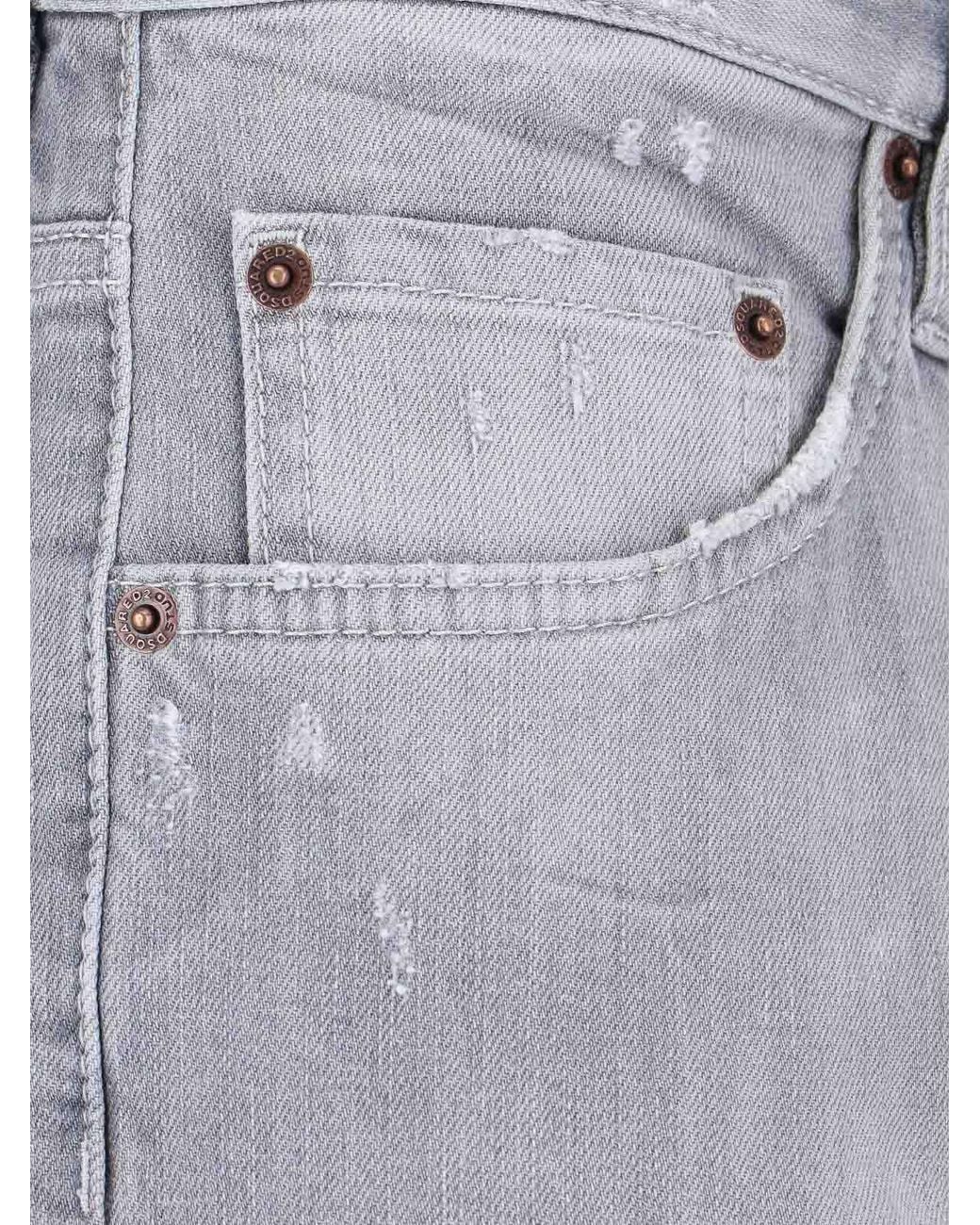 Vaqueros Rectos DSquared² de hombre de color Gray